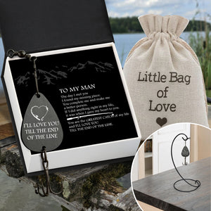 Catch of a Lifetime! Engrave Your Love on His Hook - Gfa26003