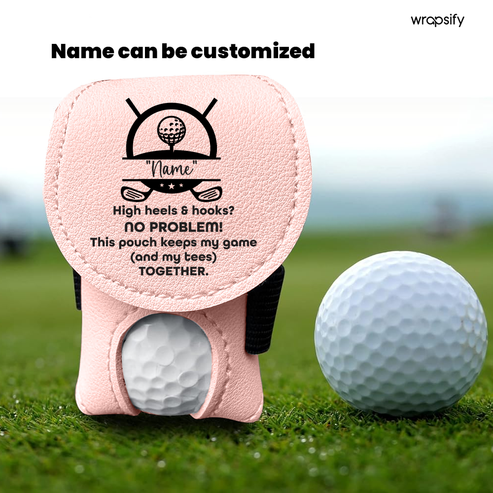 Personalized Golf Tees Pouch - Golf - To Myself - This Pouch Keeps My Game And My Tees Together - Gav34005