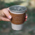 Leather Cup Sleeve - For Hiking Couples - Mountain - Guaa26001