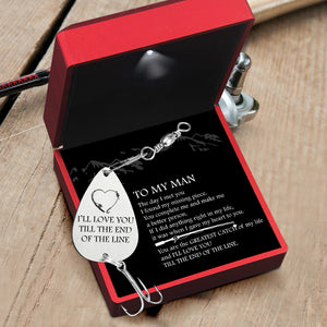 Catch of a Lifetime! Engrave Your Love on His Hook - Gfa26003