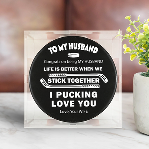 Hockey Puck - Hockey - To My Husband -  Congrats On Being My Husband - Gai14004