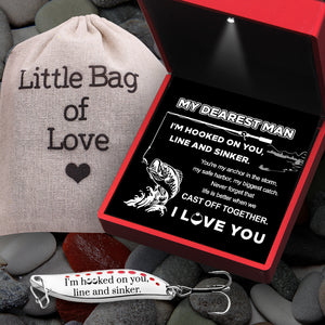 Personalized Fishing Lures - Fishing - My Dearest Man - You're My Anchor In The Storm - Gfaa26014