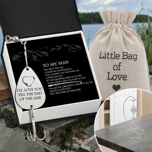 Catch of a Lifetime! Engrave Your Love on His Hook - Gfa26003