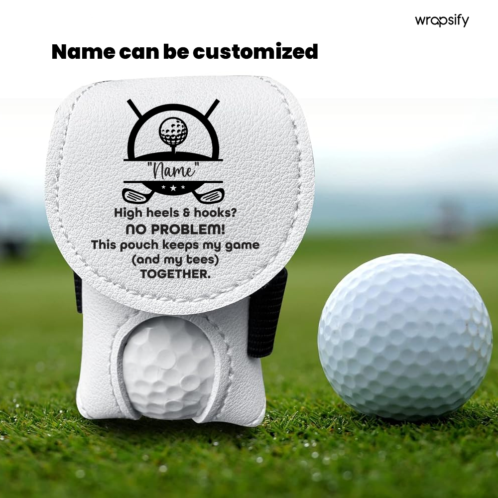 Personalized Golf Tees Pouch - Golf - To Myself - This Pouch Keeps My Game And My Tees Together - Gav34005