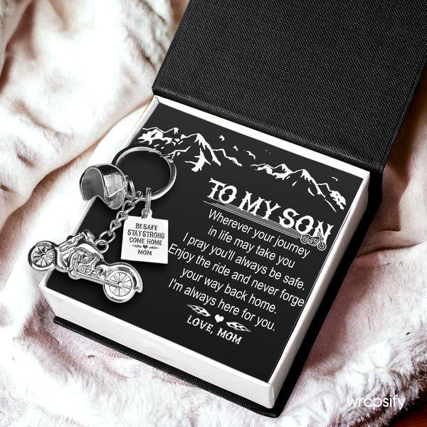 To my son on sale keychain