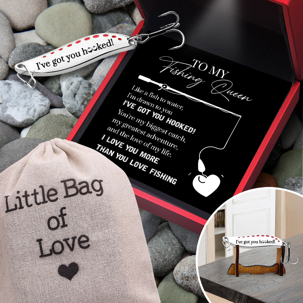 Personalized Fishing Lures - Fishing - To My Fishing Queen - I've Got You Hooked - Gfaa13012