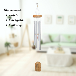 Personalized Memorial Wind Chime - Every Time You Think Of Me - Glcg34003