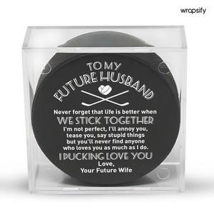 Hockey Puck - Hockey - To My Future Husband - We Stick Together - Gai24002