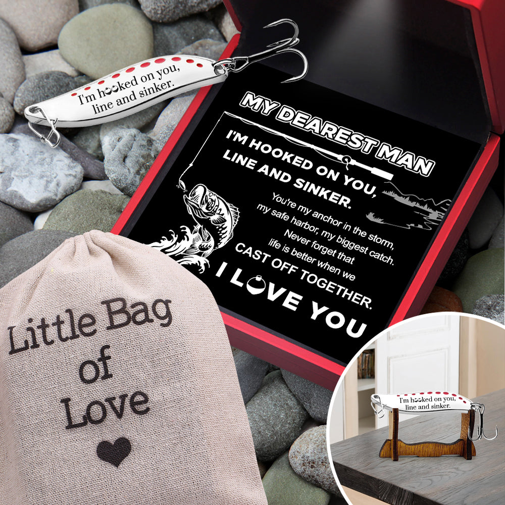 Personalized Fishing Lures - Fishing - My Dearest Man - You're My Anchor In The Storm - Gfaa26014