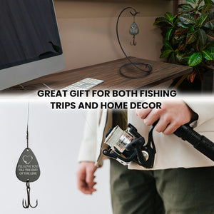 Catch of a Lifetime! Engrave Your Love on His Hook - Gfa26003