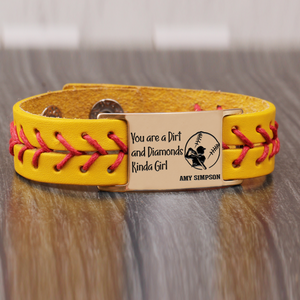 Personalized Softball Bracelet - Softball - To My Daughter - From Mom - Your No.1 Fan - Gbzk17001