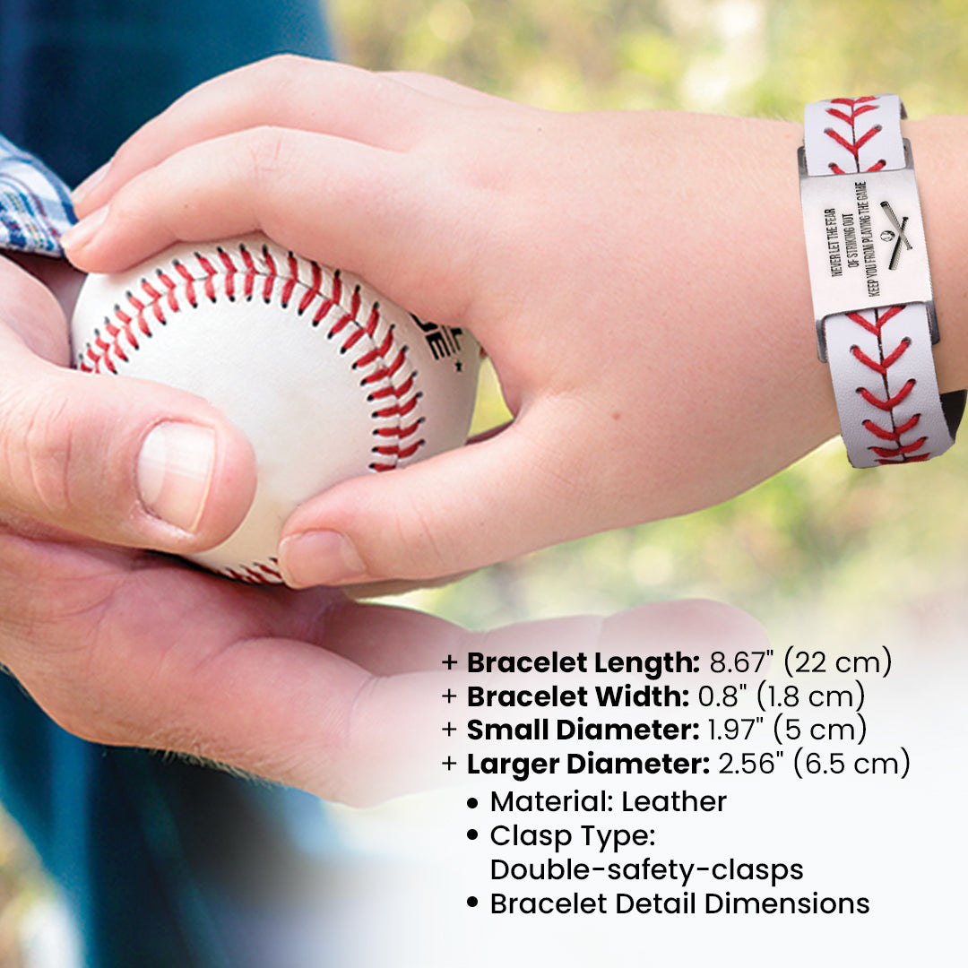 Personalized Baseball Bracelet - Baseball - To My Son - From Dad - How Much I Love You - Gbzj16010