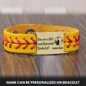 Personalized Softball Bracelet - Softball - To My Daughter - From Mom - Your No.1 Fan - Gbzk17001