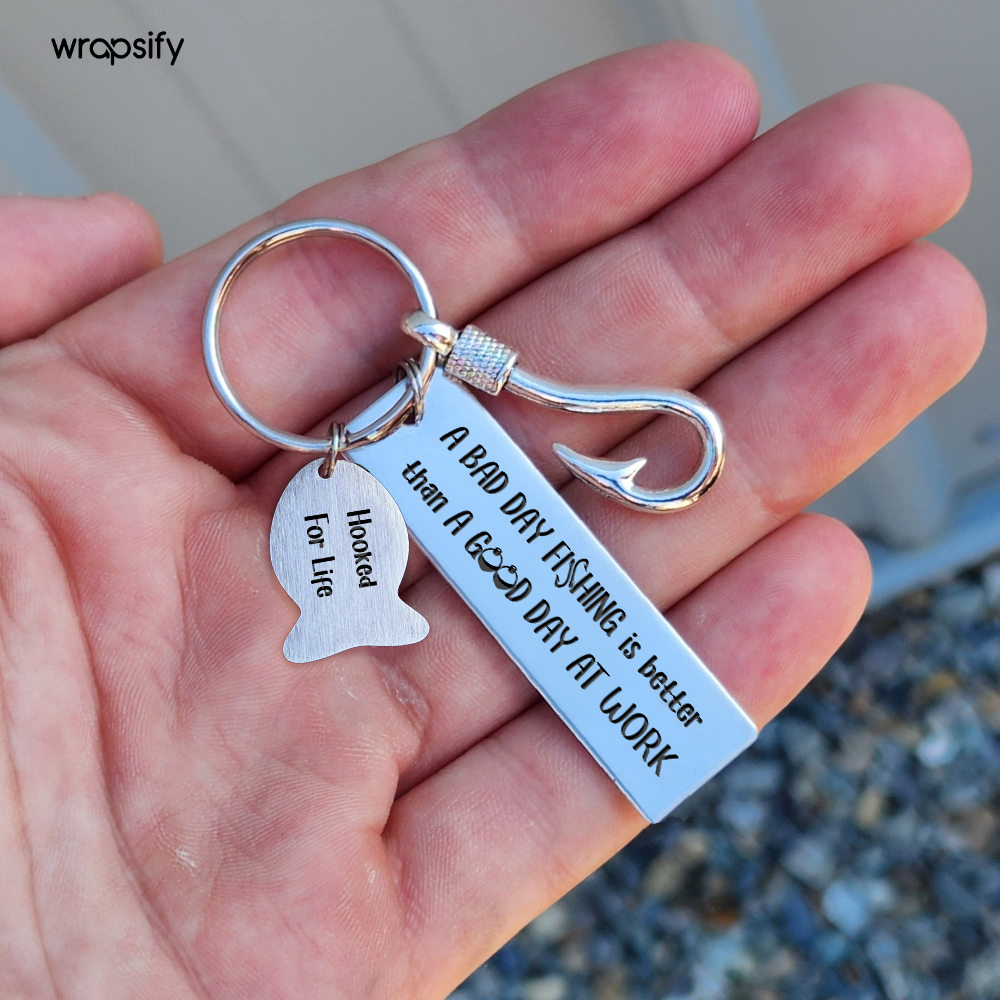 Fishing Hook Keychain - Little Reminder Just For You
