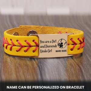 Personalized Softball Bracelet - Softball - To My Daughter - From Mom - Your No.1 Fan - Gbzk17001