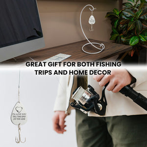 Catch of a Lifetime! Engrave Your Love on His Hook - Gfa26003