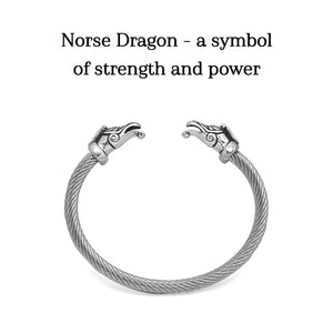 Personalized Norse Dragon Bracelet - Viking - To My Son - You Will Never Lose - Gbzi16002