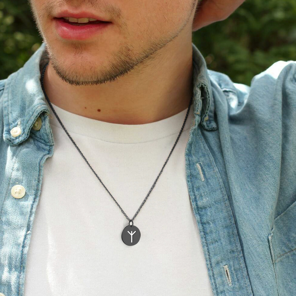 Strength & Protection Rune Necklace - Viking - To My Son - I Love You To Valhalla And Back - Gawi16002