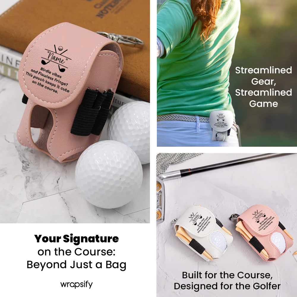 Personalized Golf Tees Pouch - Golf - To Myself - This Pouch Keeps It Cute On The Course - Gav34004