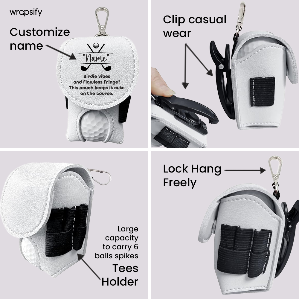 Personalized Golf Tees Pouch - Golf - To Myself - This Pouch Keeps It Cute On The Course - Gav34004