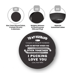 Hockey Puck - Hockey - To My Husband -  Congrats On Being My Husband - Gai14004