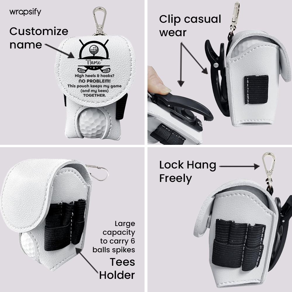 Personalized Golf Tees Pouch - Golf - To Myself - This Pouch Keeps My Game And My Tees Together - Gav34005