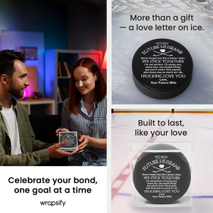 Hockey Puck - Hockey - To My Future Husband - We Stick Together - Gai24002