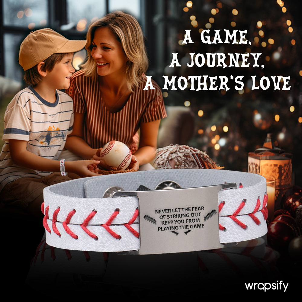 Baseball Bracelet - Baseball - To My Son - From Mom - My Love And Pride For You Stand Unwavering - Gbzj16032