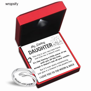 Hug Ring - Family - To My Daughter - It's Like Having A Little