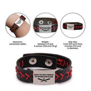 Personalized Baseball Bracelet - Baseball - To My Son - From Mom - How Much I Love You - Gbzj16011