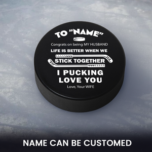 Hockey Puck - Hockey - To My Husband -  Congrats On Being My Husband - Gai14004