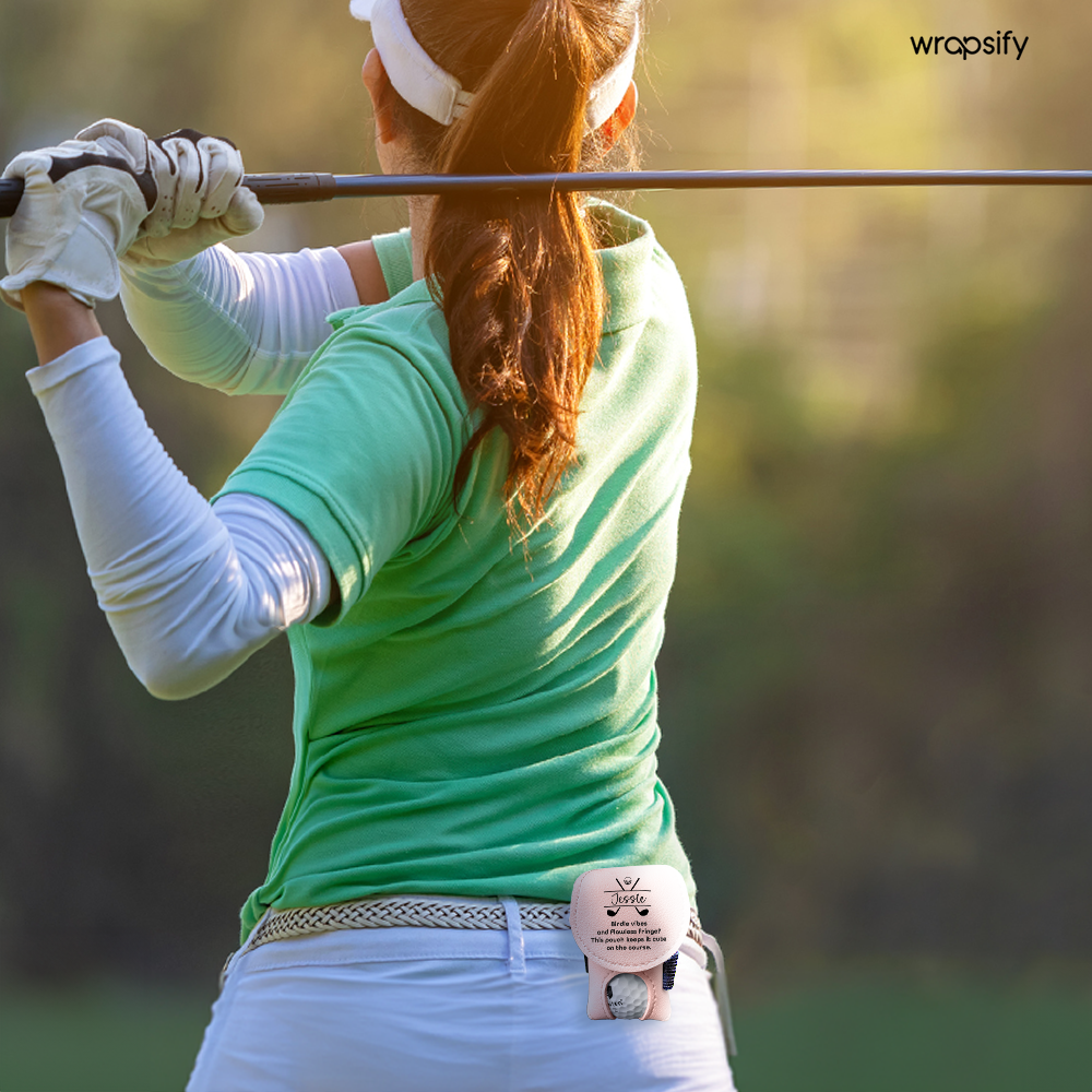 Personalized Golf Tees Pouch - Golf - To Myself - This Pouch Keeps It Cute On The Course - Gav34004