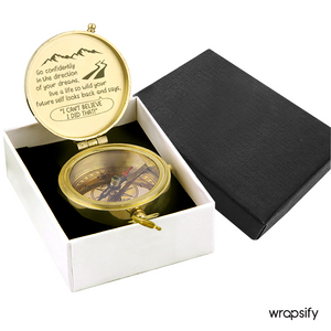 Pointing the Way Even if We're Lost - Engraved Compass to Guide & Giggle For Your Teen - Gpb16062