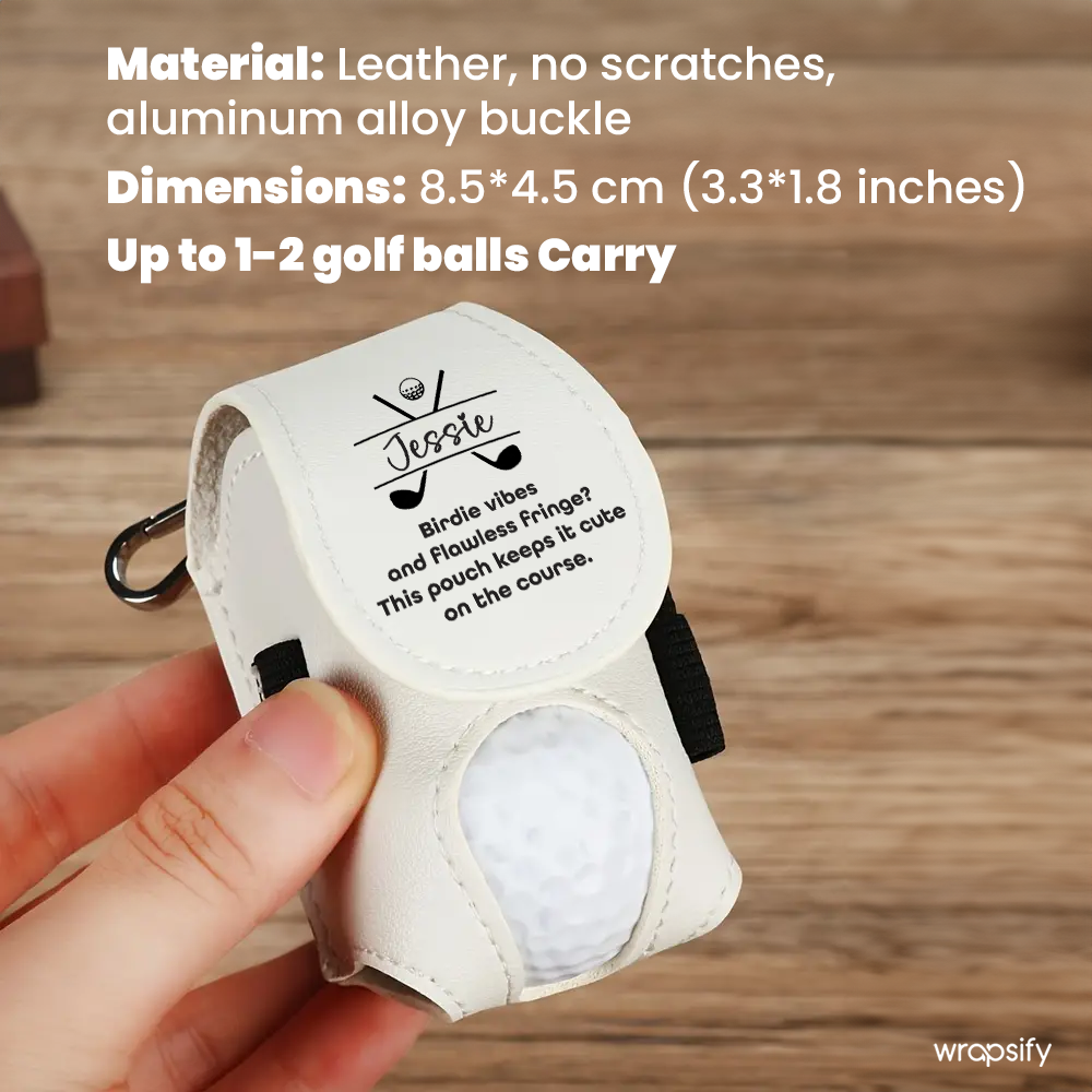 Personalized Golf Tees Pouch - Golf - To Myself - This Pouch Keeps It Cute On The Course - Gav34004