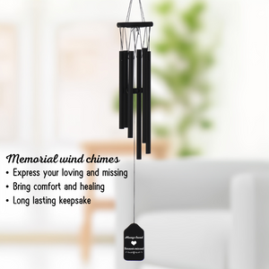 Personalized Memorial Wind Chime - Always Loved and Forever Missed - Glcg34002