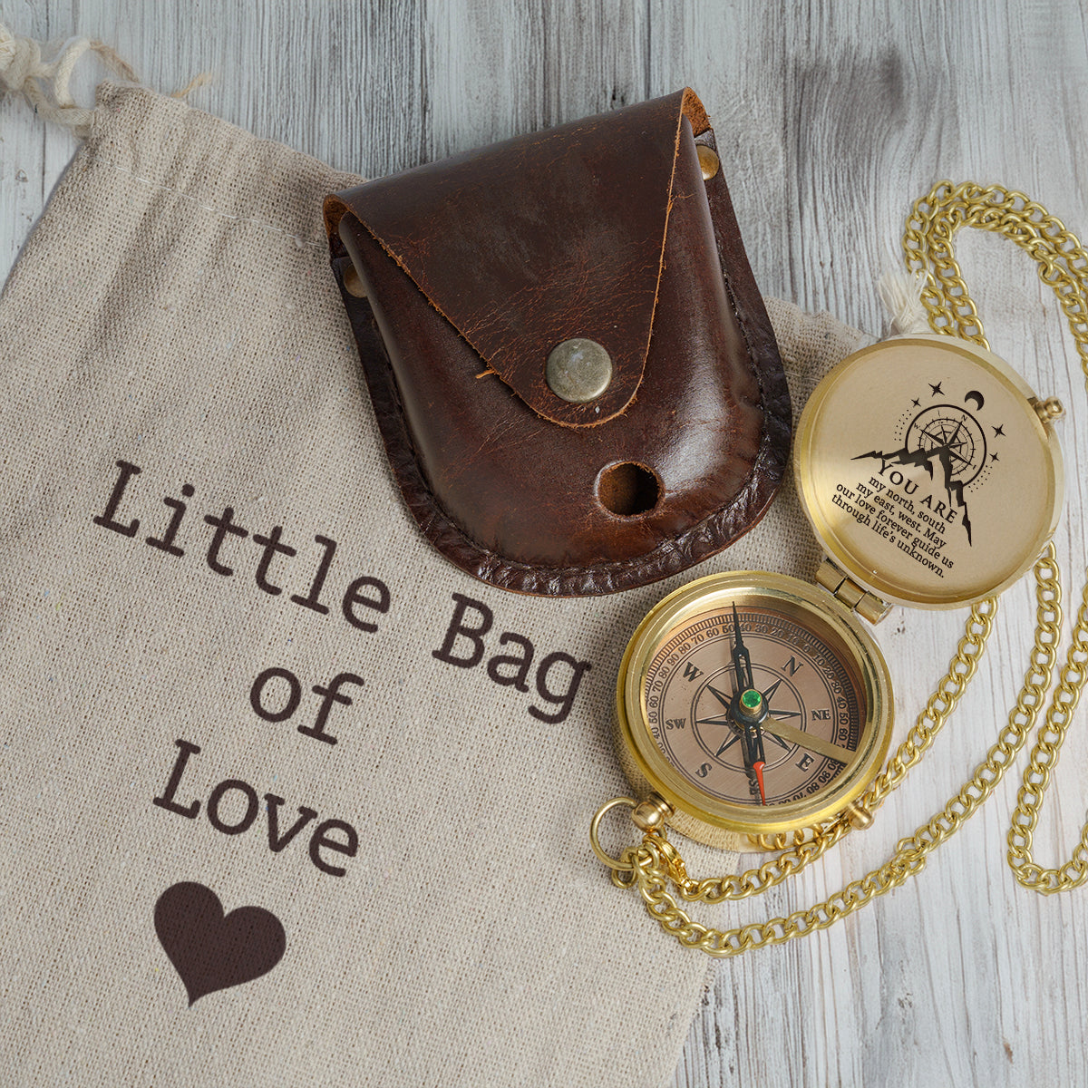 Personalized Compass Gift - For The One You’d Choose Again In Every Lifetime - Gpb26054