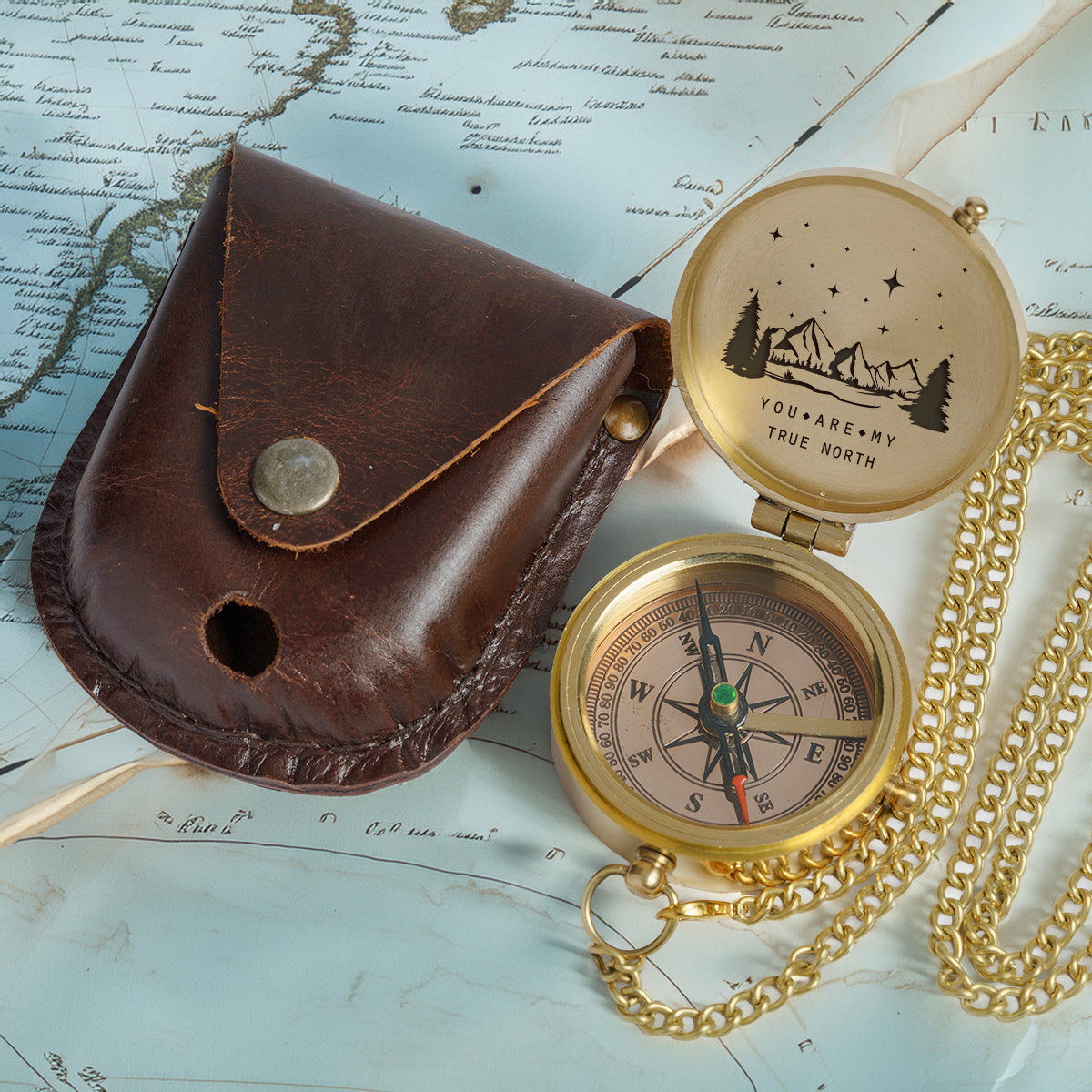 Personalized Compass Gift - You Can’t Always Be There - But This Can - Gpb26012