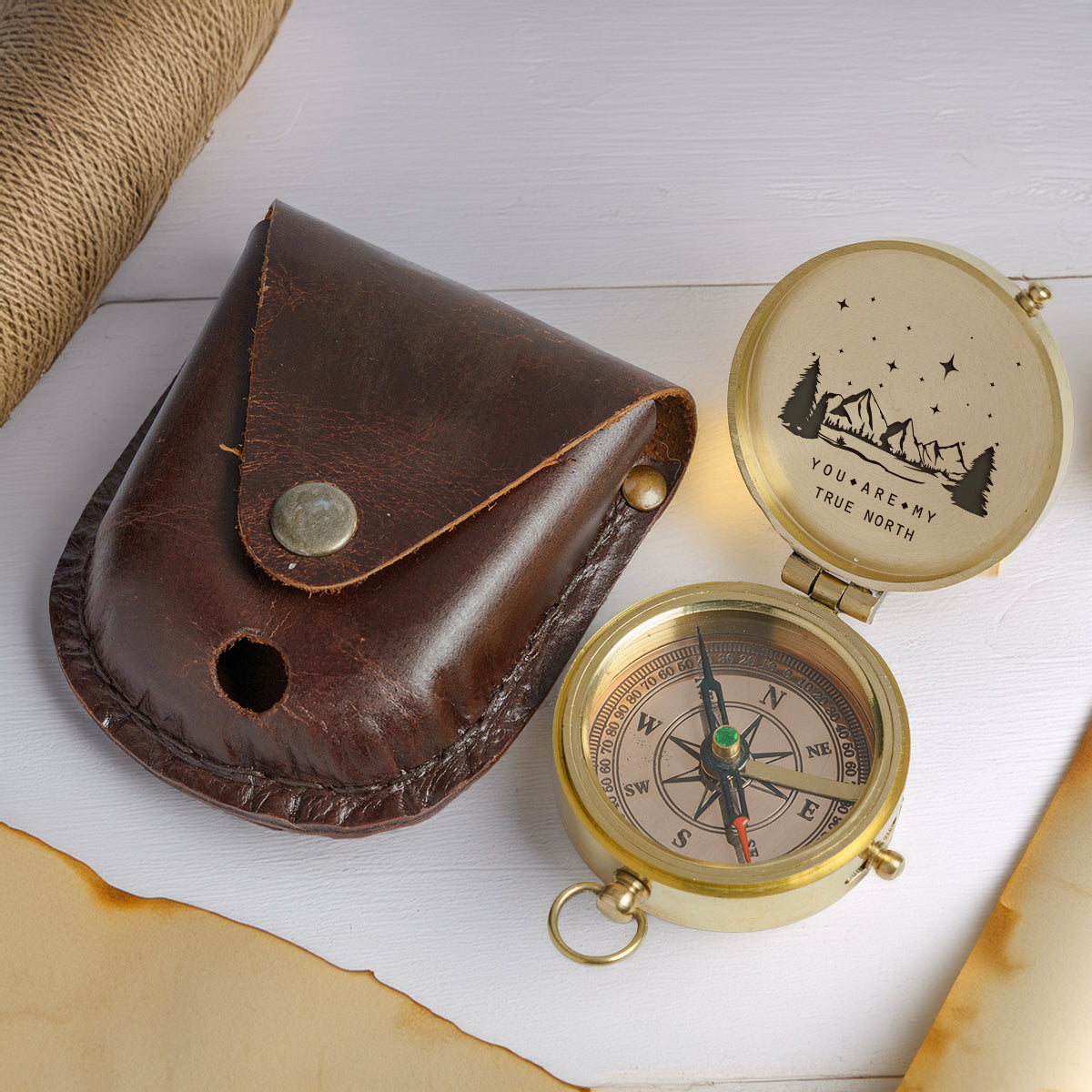 Personalized Compass Gift - You Can’t Always Be There - But This Can - Gpb26012