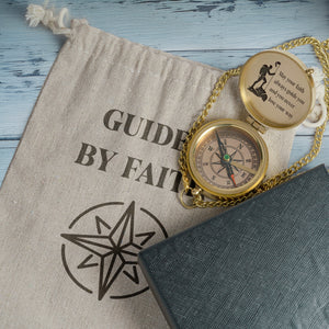 One Step with Faith, Forever Guided - May Your Faith Always Guide You - Communion & Confirmation Compass - Gpb16084