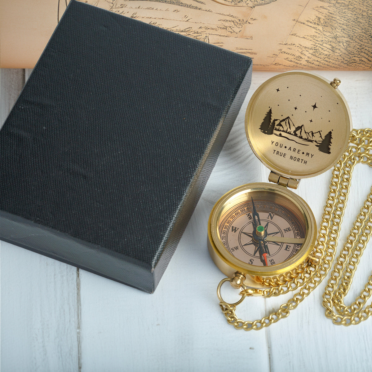 Personalized Compass Gift - You Can’t Always Be There - But This Can - Gpb26012