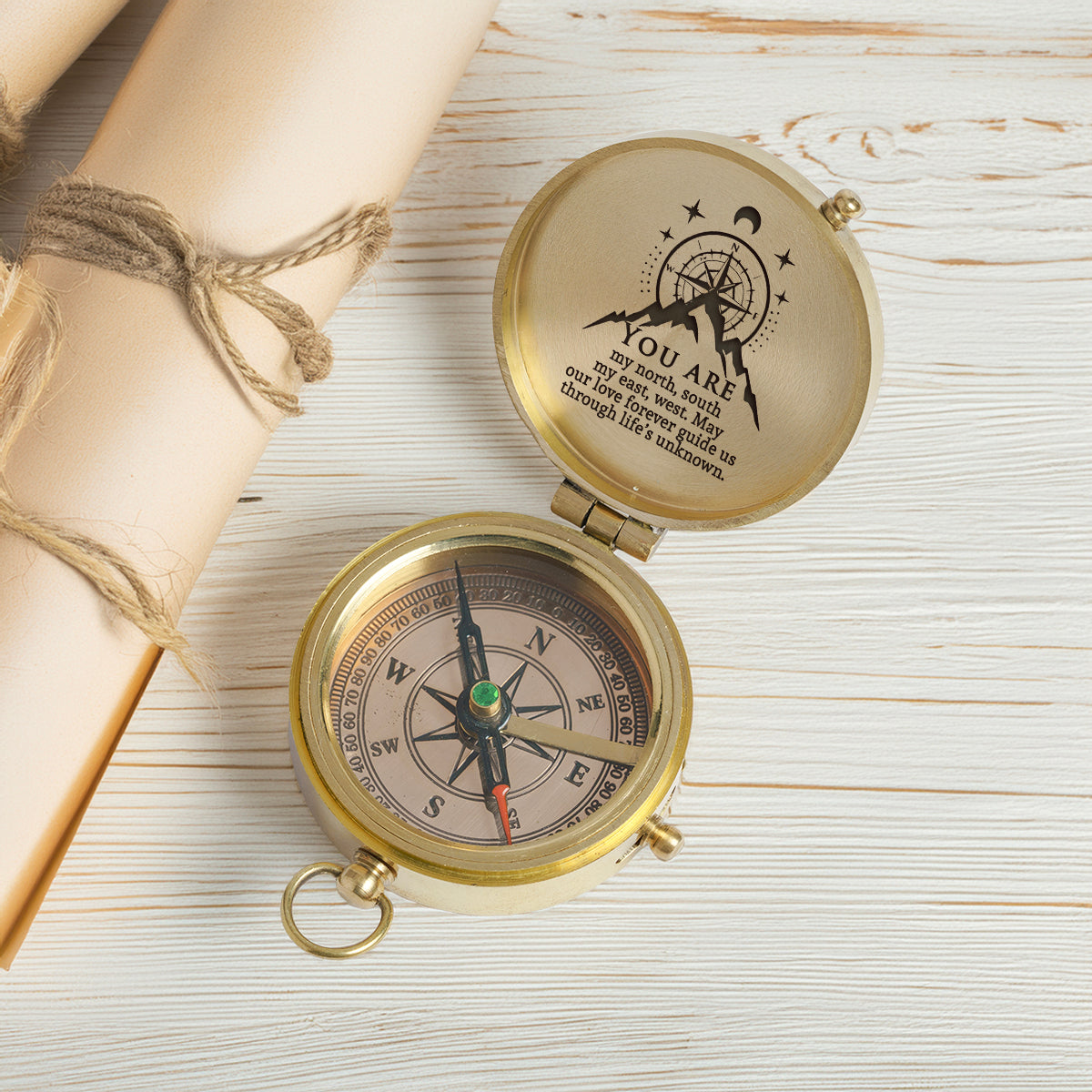 Personalized Compass Gift - For The One You’d Choose Again In Every Lifetime - Gpb26054