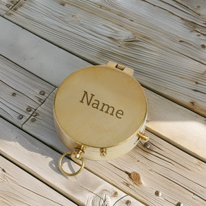 Personalized Engraved Compass - Family - To My Son - From Mom - I Pray You'll Always Be Safe - Gpb16025