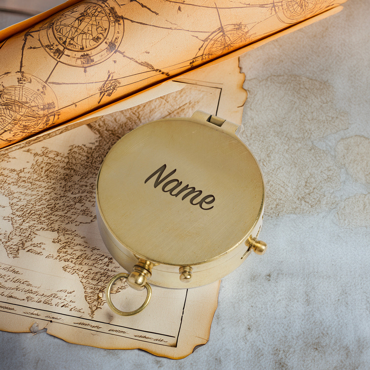 Personalized Compass Gift - So Even From Miles Away, Your Love Still Guides Them Home - Gpb26045
