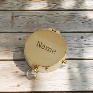 Personalized Engraved Compass - Family - To My Grandson - From Grandma - I Pray You'll Always Be Safe - Gpb22002