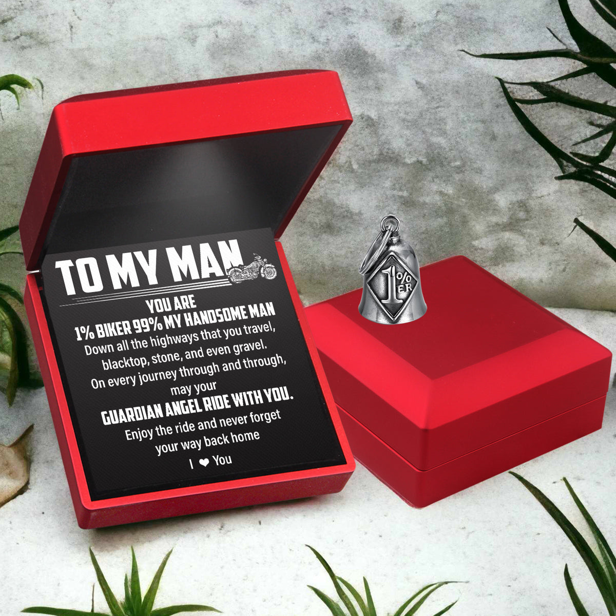 1%ER Bell - Biker - To My Man - Enjoy The Ride And Never Forget Your Way Back Home - Gnma26003