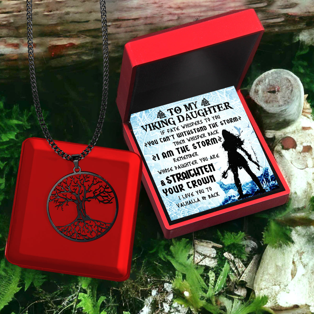 Tree Of Life Necklace - Viking - To My Daughter - You Can't Withstand The Storm - Gnyb17002