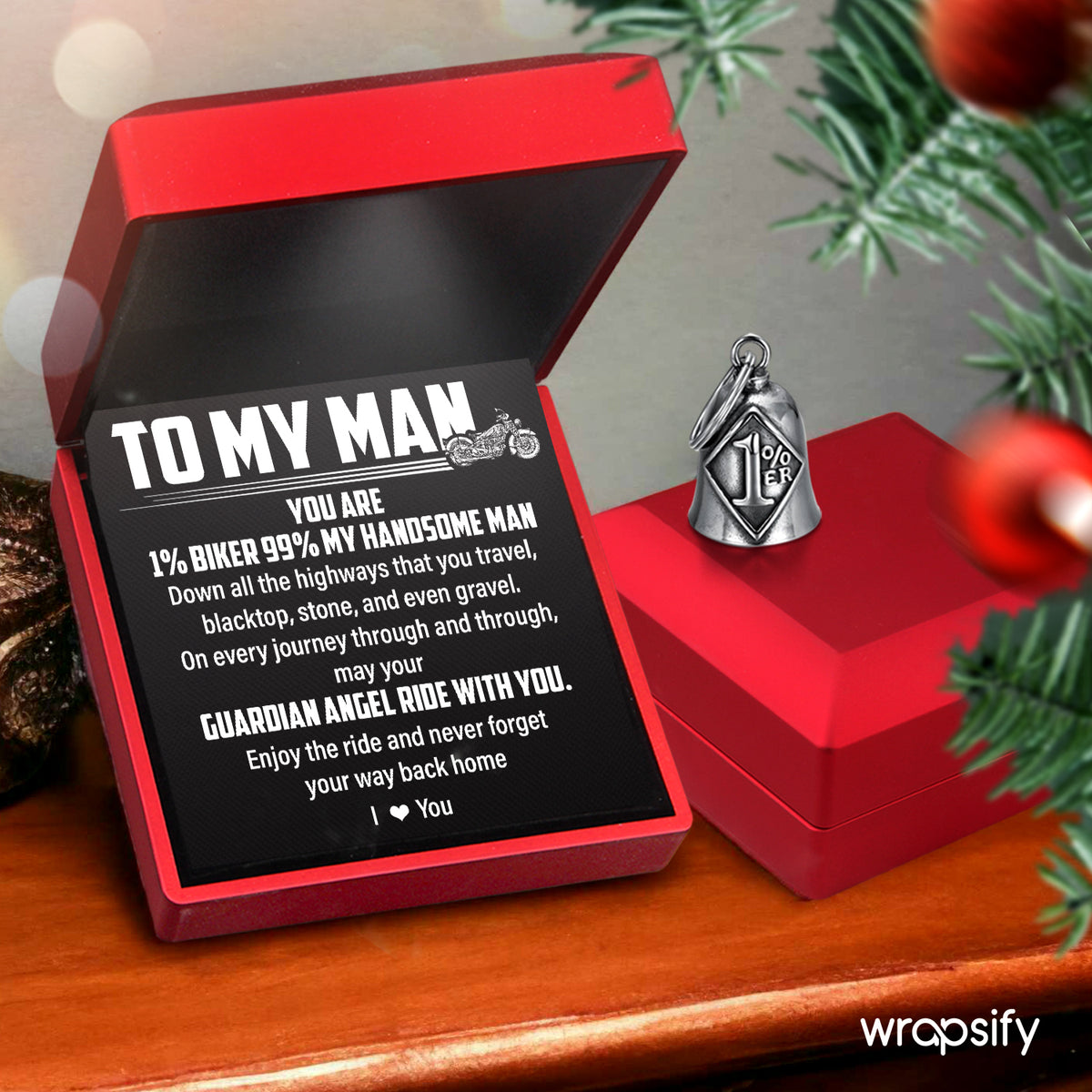 1%ER Bell - Biker - To My Man - Enjoy The Ride And Never Forget Your Way Back Home - Gnma26003