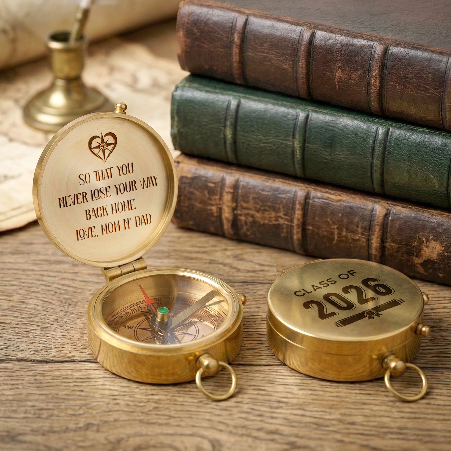 Personalized Engraved Compass - Family - To My Son - To My Daughter - So That You Never Lose Your Way Back Home - Gpb16075