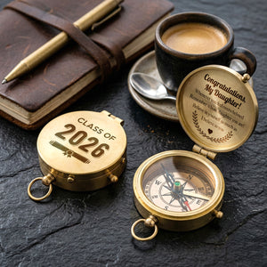 Personalized Engraved Compass - Family - To My Daughter - Believe In Yourself As Much As I Believe In You - Gpb17015