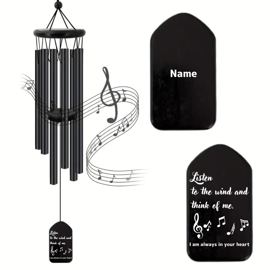 Personalized Memorial Wind Chime - Let The Wind Sing Its Song - Glcg34001